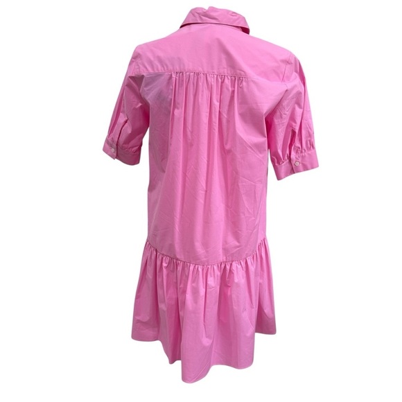 MARELLA BY MAX MARA Women’s Size 2 Pink Summer Collared Shirt Dress Cotton NEW - Picture 13 of 16
